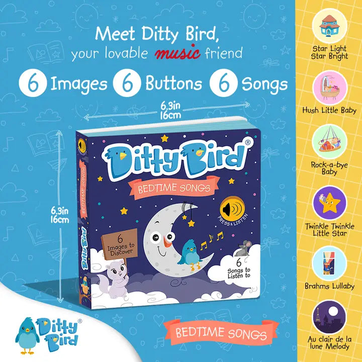 Ditty Bird Sound Book: Bedtime Songs
