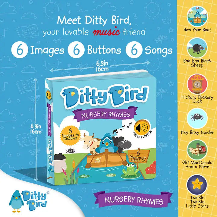 Ditty Bird Sound Book: Nursery Rhymes