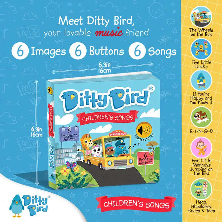 Ditty Bird Sound Book: Children's Songs