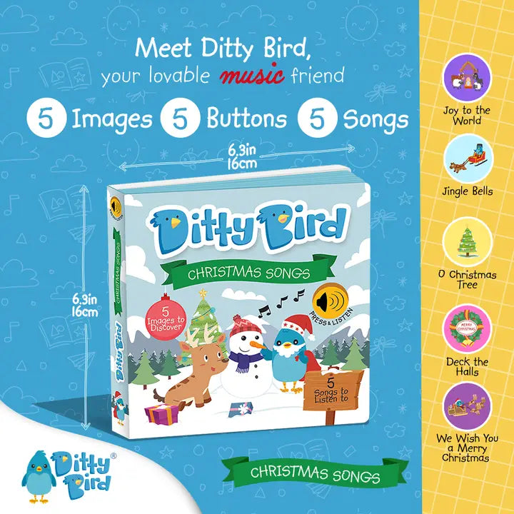 Ditty Bird Baby Books Christmas Songs