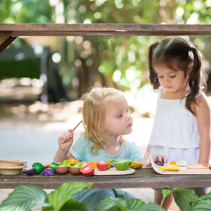 Assorted Fruit and Vegetable Wood Toy For Kids